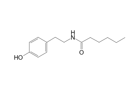 N-[2-(4-hydroxyphenyl)ethyl]hexanamide