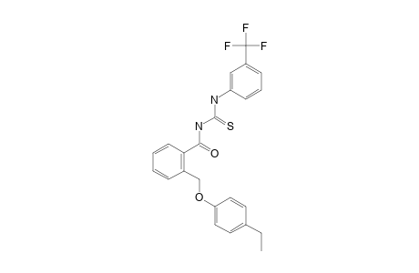 2-[(4-ETHYLPHENOXY)-METHYL]-N-(3-TRIFLUOROMETHYLPHENYL-CARBAMOTHIOYL)-BENZAMIDE