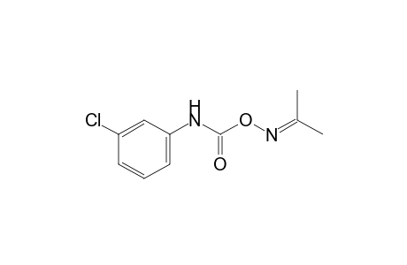 acetone, O-[(m-chlorophenyl)carbamoyl]oxime