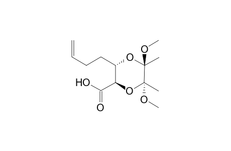 (2R,3S,5R,6R)-3-But-3-enyl-5,6-dimethoxy-5,6-dimethyl-[1,4]dioxane-2-carboxylic acid