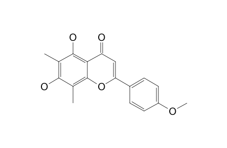 5,7-DIHYDROXY-6,8-DIMETHYL-4'-METHOXY-FLAVONE