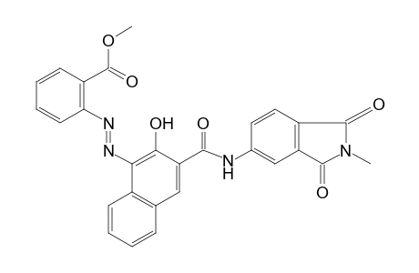 o-{{3-[(1,3-DIOXO-2-METHYL-5-ISOINDOLINYL)CARBAMOYL]-2-HYDROXY-1-NAPHTHYL}AZO}BENZOIC ACID, METHYL ESTER