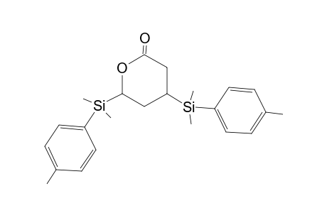 (3RS,4SR)-3,5-Bis[dimethyl(4-methylphenyl)silyl]pentan-1,4-olide