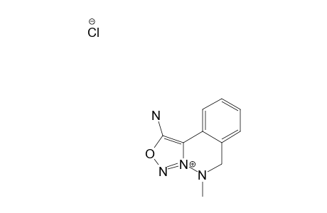 1-AMINO-5,6-DIHYDRO-5-METHYL-[1.2.3]-OXADIAZOLO-[4.3-A]-PHTHALAZIN-4-IUM_CHLORIDE