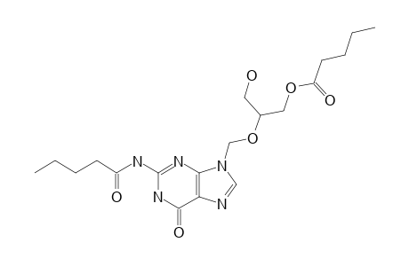 9-[(1-HYDROXY-3-PENTANOYLOXY-2-PROPOXY)-METHYL]-2-PENTANOYLAMINOGUANINE