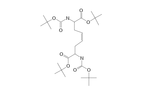 DI-TERT.-BUTYL-CIS-2,7-BIS-(TERT.-BUTOXYCARBONYLAMINO)-OCT-4-ENE-DIOATE