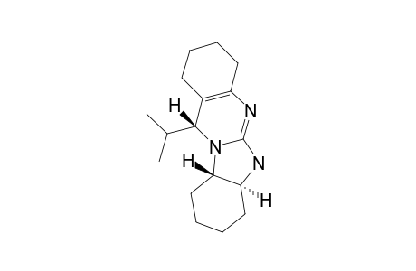 TRANS-6A-ALPHA-12-ALPHA-ISOPROPYL-1,2,3,4,5,6A,7,8,9,10,10A,12-DODECAHYDROBENZIMIDAZO-[2,1-B]-QUINAZOLINE