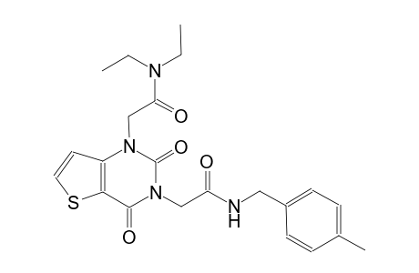 N,N-diethyl-2-{3-[4-(4-methylphenyl)-2-oxobutyl]-2,4-dioxo-1H,2H,3H,4H-thieno[3,2-d]pyrimidin-1-yl}acetamide