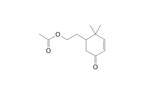 5-(2-ACETOXYETHYL)-4,4-DIMETHYLCYCLOHEX-2-ENONE