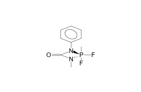 1,2-DIMETHYL-3-PHENYL-2,2-DIFLUORO-2,1,3-PHOSPHADIAZETIDINONE