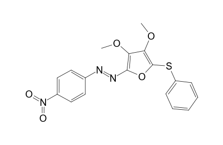 Diazene, [3,4-dimethoxy-5-(phenylthio)-2-furanyl](4-nitrophenyl)-