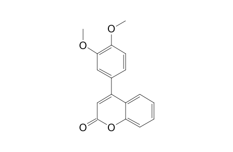 4-(3,4-DIMETHOXYPHENYL)-2H-1-BENZOPYRAN-2-ONE