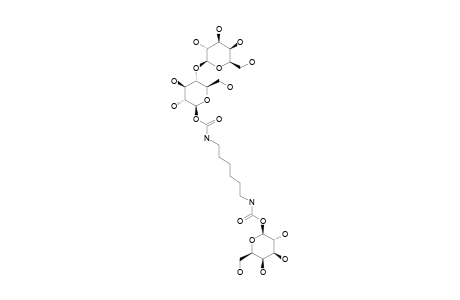 O-(BETA-D-GALACTOPYRANOSYL)-O-(BETA-LACTOSYL)-1,6-HEXANEDIYLBIS-(CARBAMATE)