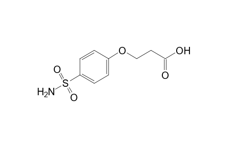 3-(p-sulfamoylphenoxy)propionic acid