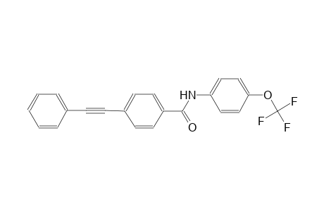 4-(phenylethynyl)-N-[4-(trifluoromethoxy)phenyl]benzamide