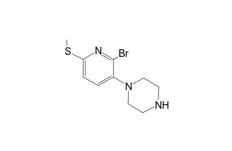 (2-Bromo-6-methylsulfanyl-3-pyridyl)-1-piperazine