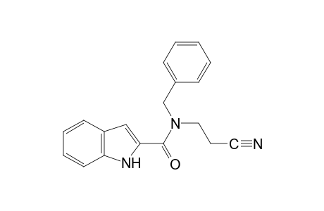 N-benzyl-N-(2-cyanoethyl)indole-2-carboxamide