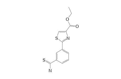 1-THIOAMIDO-3-[2-(4-CARBETHOXY)-THIAZOLYL]-BENZENE