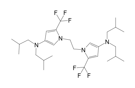 1,1'-(Ethane-1,2-diyl)bis(N,N-diisobutyl-5-(trifluoromethyl)-1H-pyrrol-3-amine)