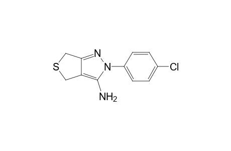 2-(4-Chlorophenyl)-2,6-dihydro-4H-thieno[3,4-c]pyrazol-3-amine