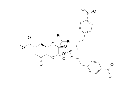 #R-15;METHYL-(3R-4AR-(4A-BETA,8-ALPHA,8A-ALPHA))-3-(DI-(2-(4-NITROPHENYL)-ETHOXY)-PHOSPHINYLOXY)-3-(DIBROMOMETHYL)-8-HYDROXY-2-OXO-2,3,4A,5,8,8A-HEXAHYDRO-1,4-