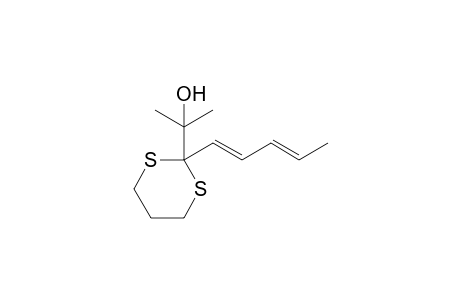 2-(1-Hydroxy-1-methylethyl)-2-(1,3-pentadienyl)-1,3-dithiane