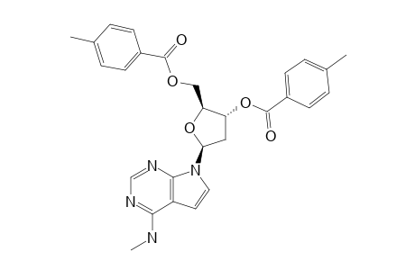 7-[2'-DEOXY-3',5'-DI-O-(PARA-TOLUOYL)-BETA-D-ERYTHRO-PENTOFURANOSYL]-4-(METHYLAMINO)-7H-PYRROLO-[2,3-D]-PYRIMIDINE