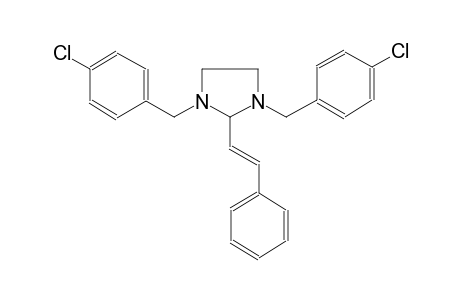 1,3-bis(4-chlorobenzyl)-2-[(E)-2-phenylethenyl]imidazolidine