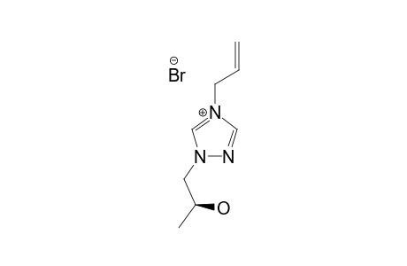 (S)-(+)-1-(2-HYDROXYPROPYL)-4-(PROP-2EN-1-YL)-1H-1,2,4-TRIAZOL-4-IUM-BROMIDE