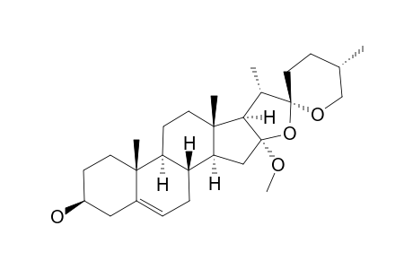 BETHOGENIN=(25R)-16-ALPHA-METHOXY-5-SPIROSTEN-3-BETA-OL