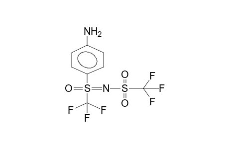 N-TRIFLUOROMETHYLSULPHONYL-S-PARA-AMINOPHENYLSULPHOXIMIDE