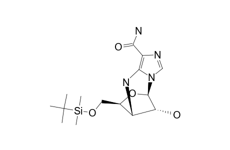 5-AMINO-5,3'-ANHYDRO-4-CARBOXAMIDO-1-[5'-O-[(TERT.-BUTYL)-DIMETHYLSILYL]-BETA-D-XYLOFURANOSYL]-1H-IMIDZOLE