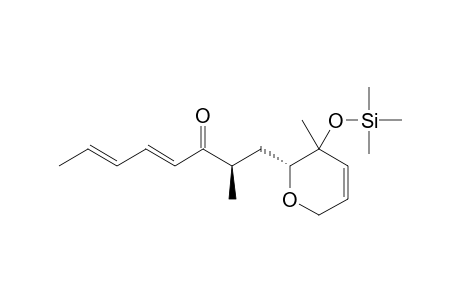 [2-R-(E,E)]-1-[2,3-DIHYDRO-3-METHYL-3-[(TRIMETHYLSILYL)-OXY]-2H-PYRAN-2-YL]-2-METHYL-4,6-OCTADIEN-3-ONE