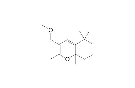 3-Methoxymethyl-2,5,5,8a-tetramethyl-6,7,8,8a-tetrahydro-5H-chromene