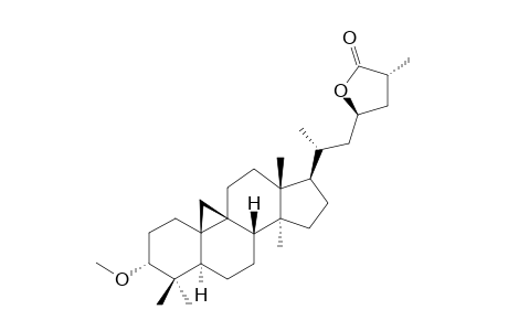 (23R,25R)-3-ALPHA-METHOXY-9,19-CYCLO-9-BETA-LANOSTAN-26,23-OLIDE