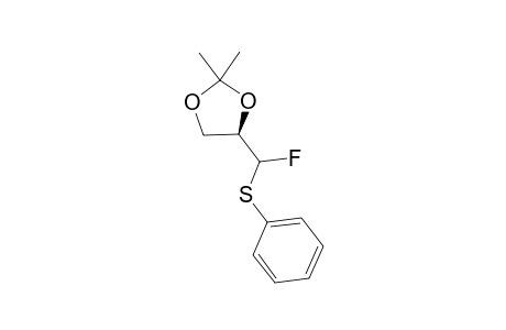 (R)-4-[FLUORO-(PHENYLTHIO)-METHYL]-2,2-DIMETHYL-1,3-DIOXOLANE;LESS-POLAR-DIASTEREOMER