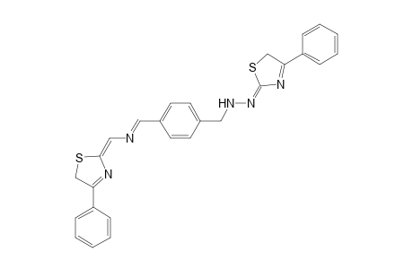 1-(((4-Phenylthiazol-2(5H)-ylidene)hydrazono)methyl)-4-((4-phenylthiazol-2(5H)-ylidene) hydrazono)methyl)benzene