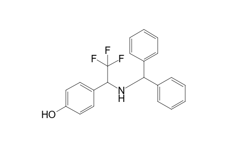 4-[1-(Benzhydrylamino)-2,2,2-trifluoroethyl]phenol