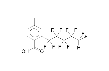 2-(5H-PERFLUOROPENTYL)-4-METHYLBENZOIC ACID