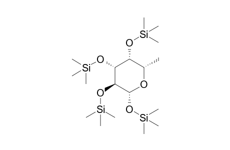 .beta.-L-(-)-Fucopyranose, tetra-TMS