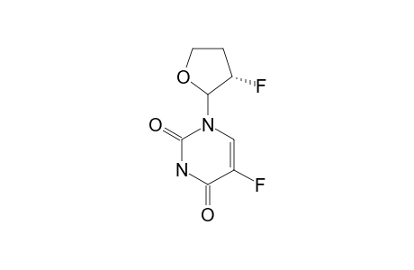 5-FLUORO-1-(TRANS-3'-FLUORO-2',3',4',5'-TETRAHYDRO-2'-FURANYL)-URACIL