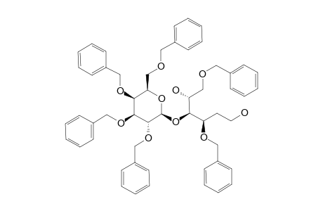 (3R,4R,5R)-3,6-BIS-(BENZYLOXY)-4-(2',3',4',6'-TETRA-O-BENZYL-BETA-D-GALACTOPYRANOSYL)-HEXANE-1,5-DIOL