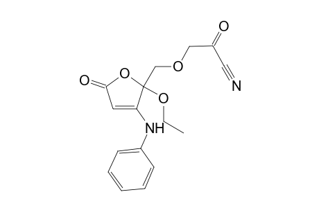 (RS,RS).beta.-Anilino-.gamma.-cyanocarbomethoxymethyl-.gamma.-ethoxy-.delta.(.alpha.,.beta.)-butenolide