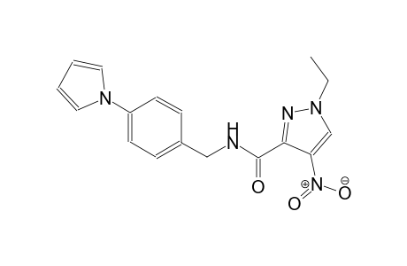 1-ethyl-4-nitro-N-[4-(1H-pyrrol-1-yl)benzyl]-1H-pyrazole-3-carboxamide