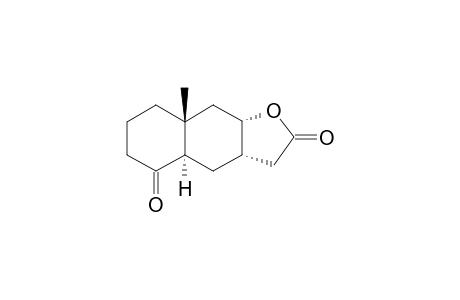 (3a.beta.4a.alpha.,8a.beta.,9a.beta.)-3,3a,4,4a,6,7,8,8a,9,9a-decahydro-8a-methylnaphtho[2,3-b]futan-2,5-dione