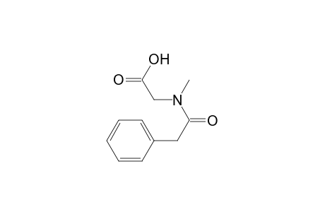 2-[methyl(2-phenylethanoyl)amino]ethanoic acid