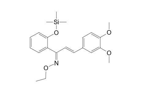 Chalcone <2,3-dimethoxy-2'-hydroxy-> ethoxime, mono-TMS, isomer 2