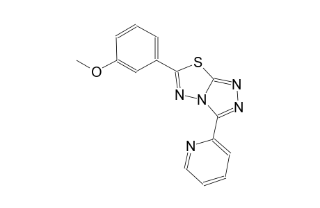 6-(3-methoxyphenyl)-3-(2-pyridinyl)[1,2,4]triazolo[3,4-b][1,3,4]thiadiazole