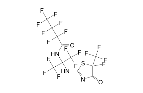 2,2,3,3,4,4,4-heptafluoro-N-[1,1,1,3,3,3-hexafluoro-2-[[5-fluoro-4-oxo-5-(trifluoromethyl)-1,3-thiazol-2-yl]amino]propan-2-yl]butanamide