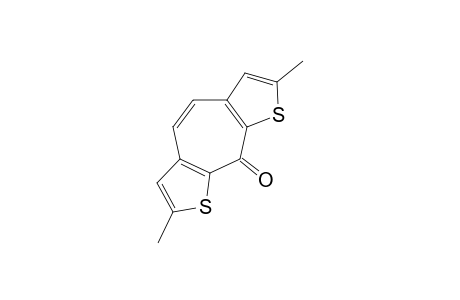 2,7-DIMETHYL-(9H)-CYCLOHEPTA-[2,1-B;4,5-B']-DITHIOPHEN-9-ONE